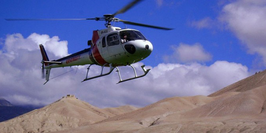 Mustang Helicopter tour 